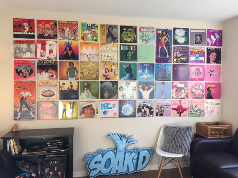 Wall posters in the room