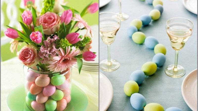 Easter table decoration