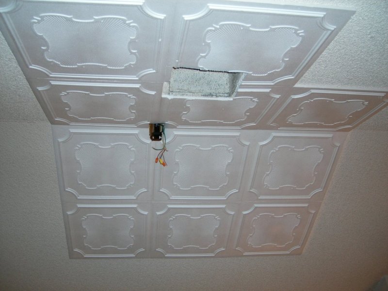 Foam ceiling tiles