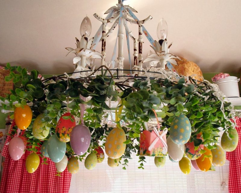 Easter decoration of the house