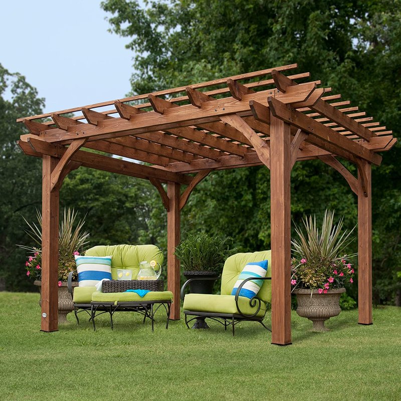 Pergola wooden gazebo