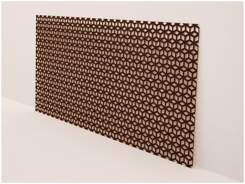 Perforated panel of the HDF Daedalo - Gloria