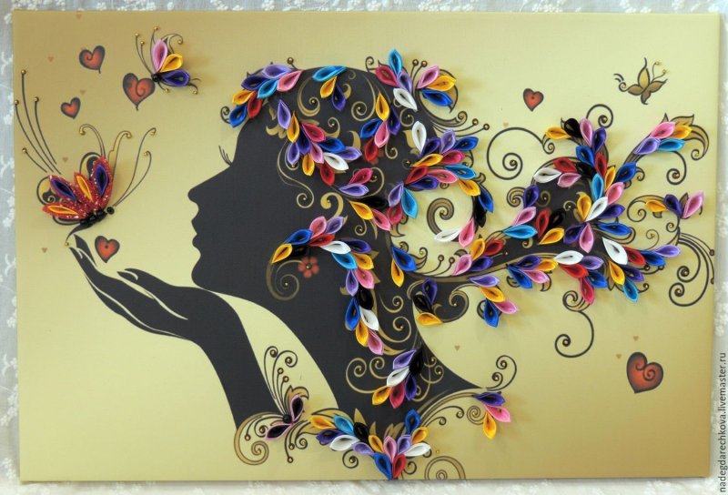 Contour quilling