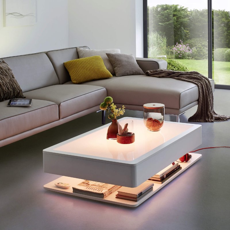 Coffee table in modern style