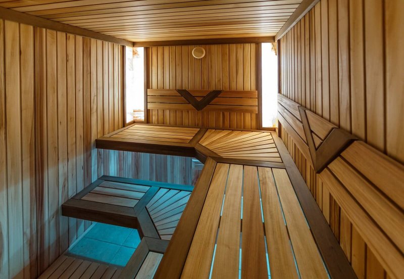 Finnish sauna steam room