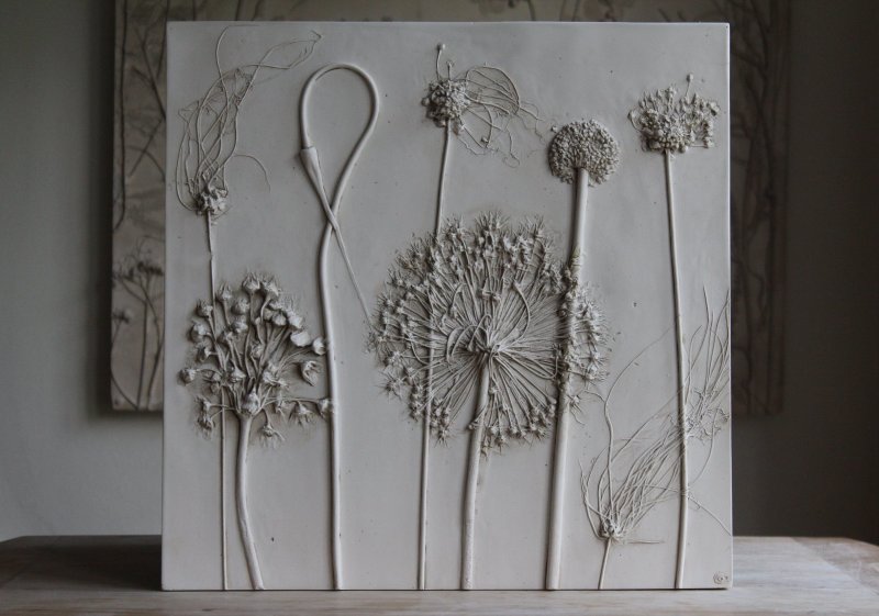 Rachel Dean Botanical bas -relief