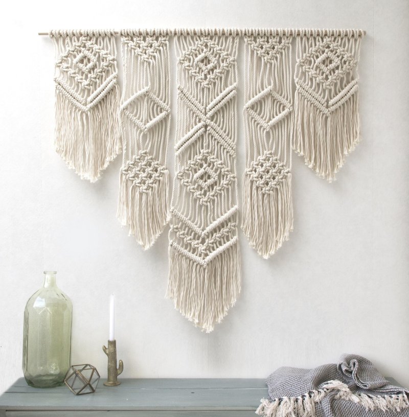 Macrame Panel on the wall