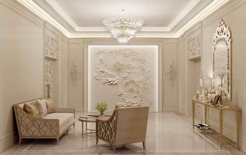 Ellas style of stucco molding