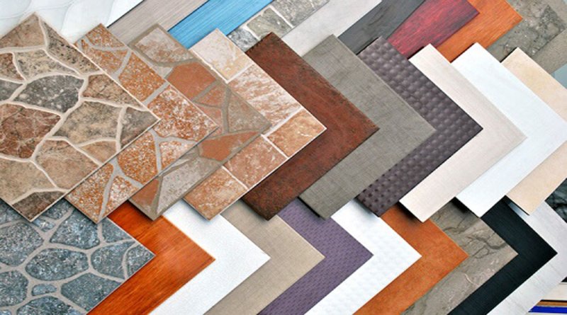 Types of ceramic tiles