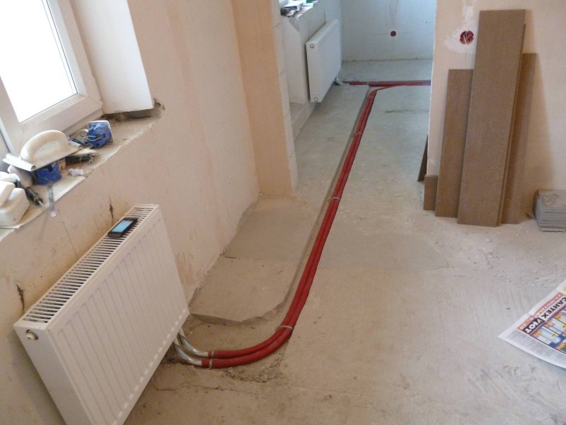 Heating system in the apartment