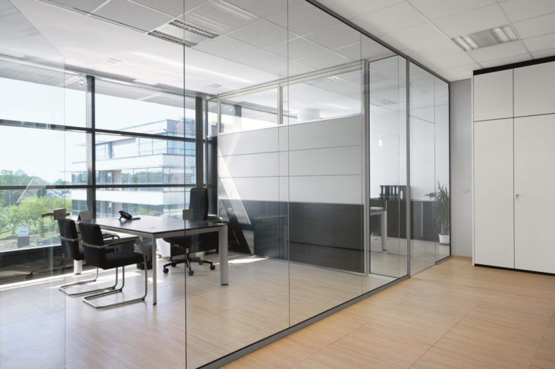 Office glass partitions