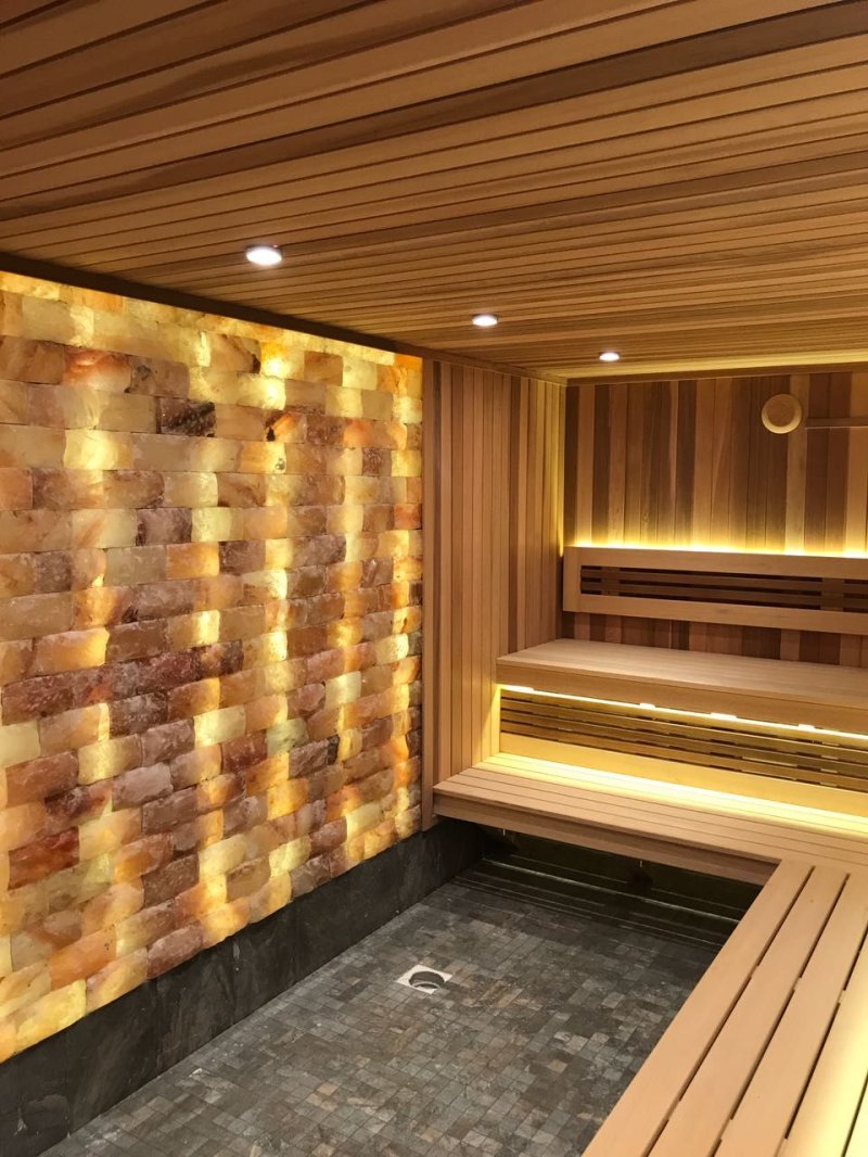 The design of the steam room