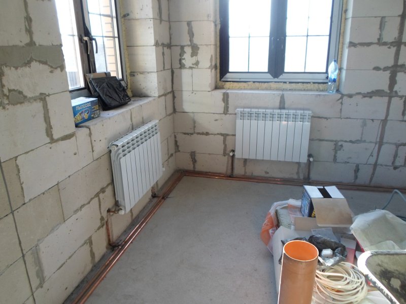 Heating in a private house