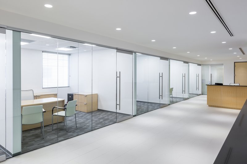 Office glass partitions