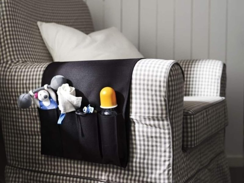 Organizer for remote controls on the sofa Ikea