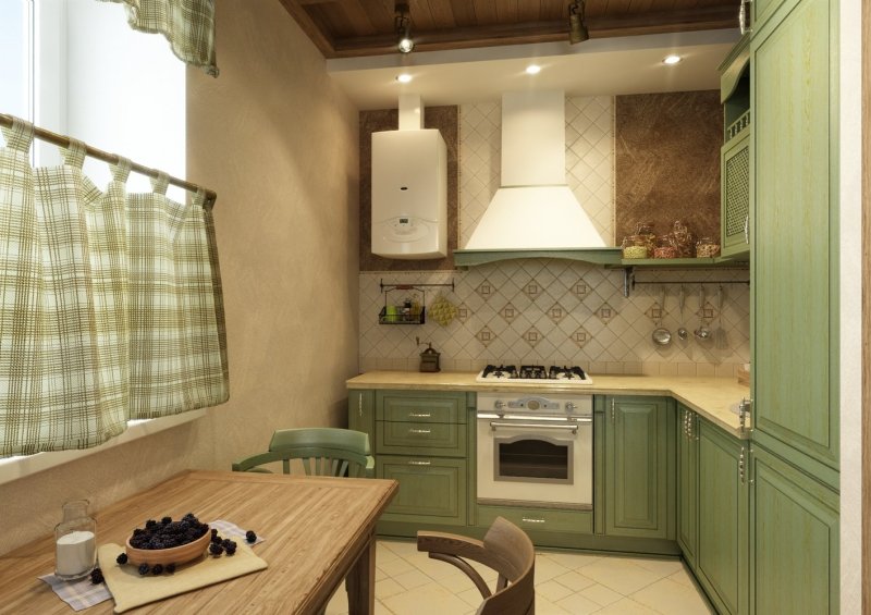 Little kitchen in the style of Provence