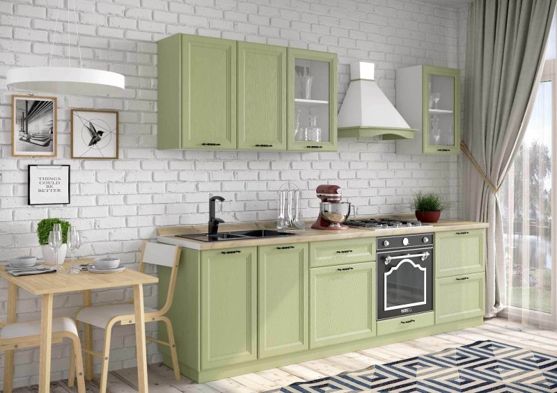 Kitchen Nice Surskaya furniture oak cream