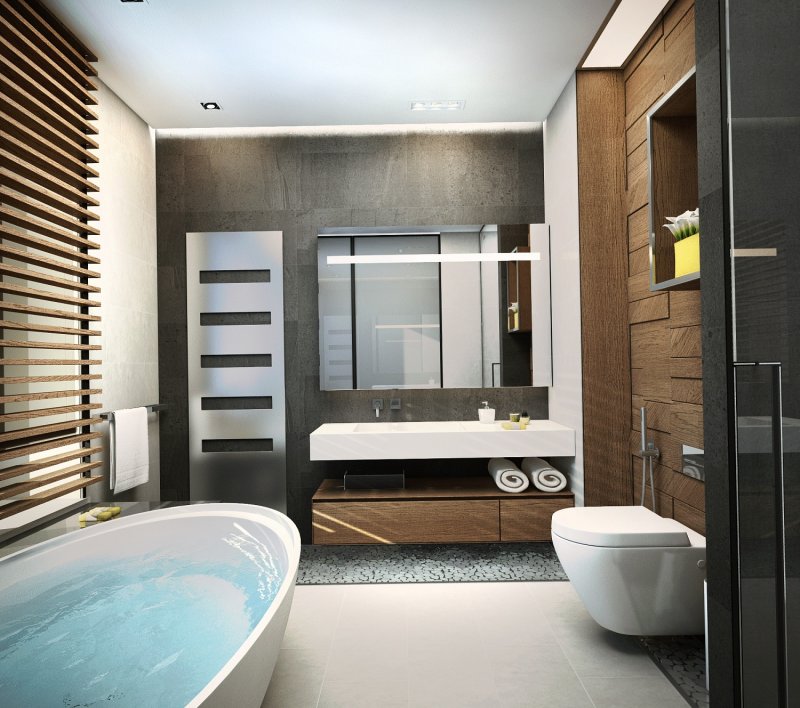 Bathroom design in a modern style