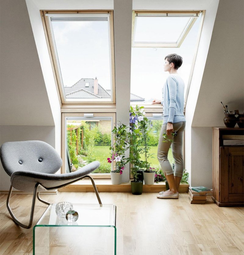 Velux attic window