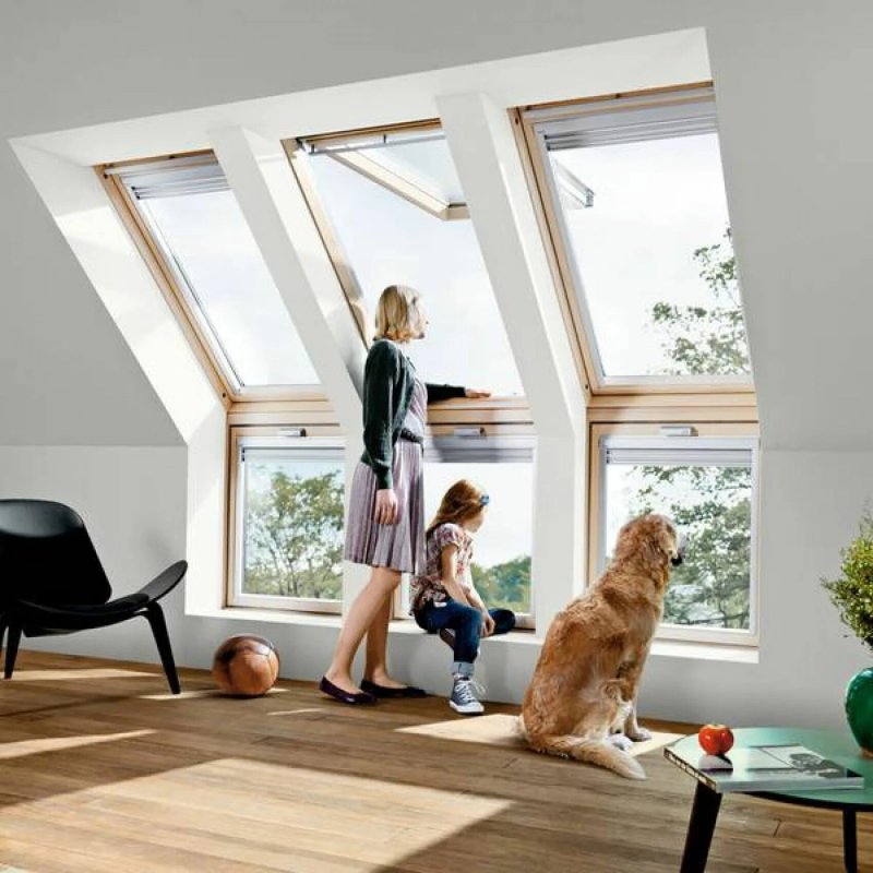 Velux attic window