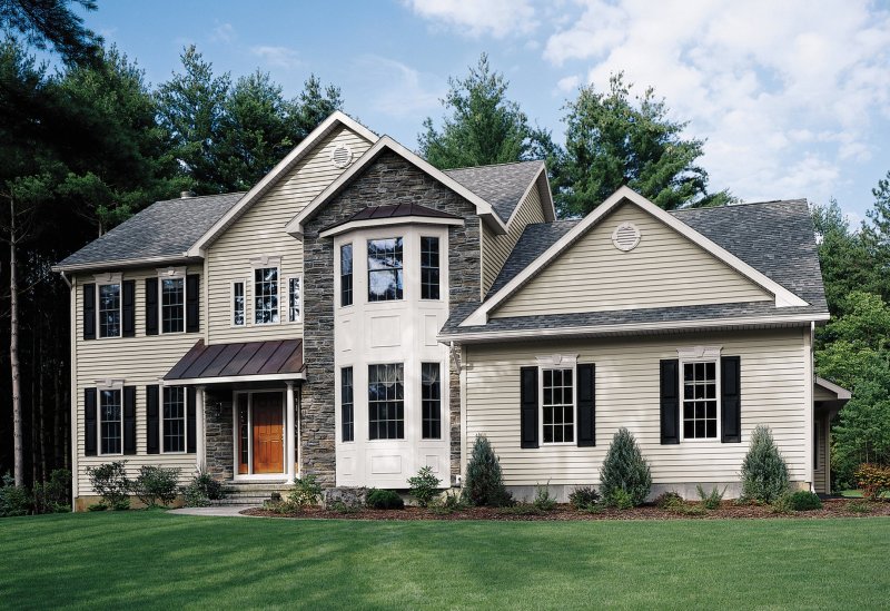 Vinyl siding at home