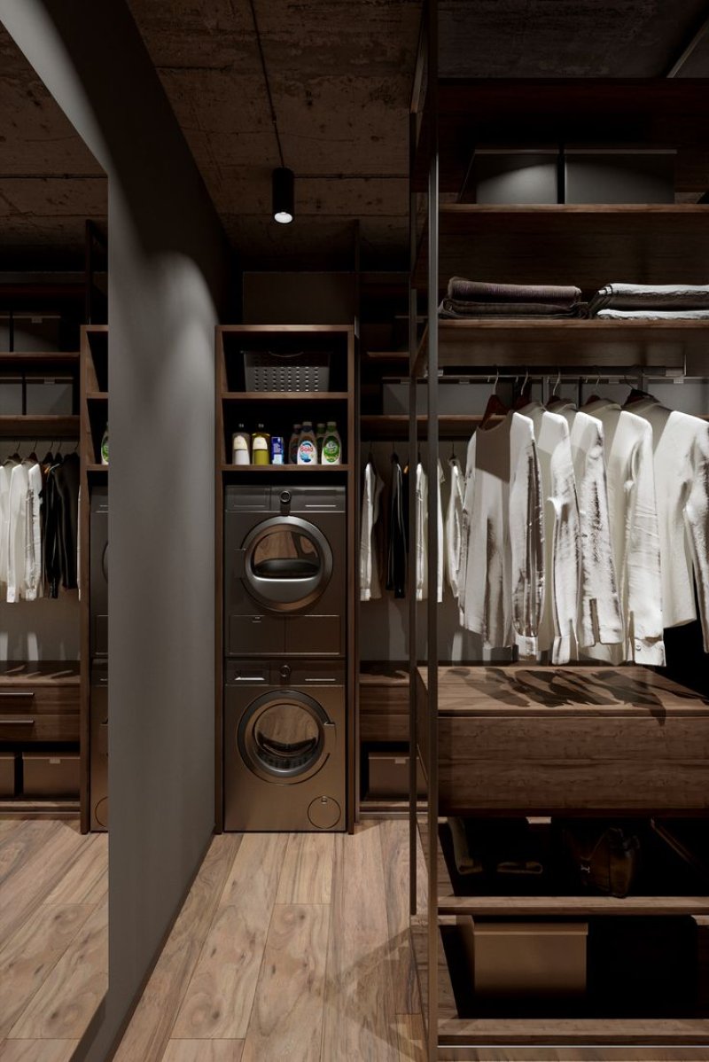 Wardrobe in the style of loft