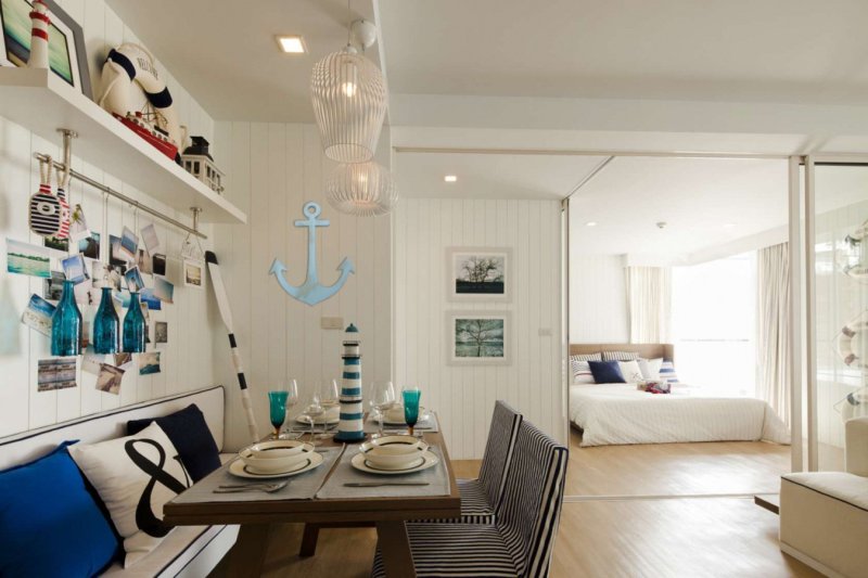 Sea style in the interior