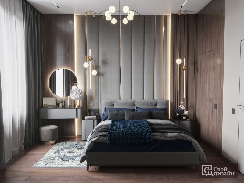 Bedrooms in modern style