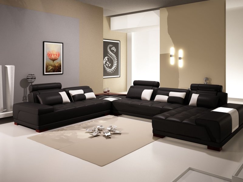 Living room sofa in modern style