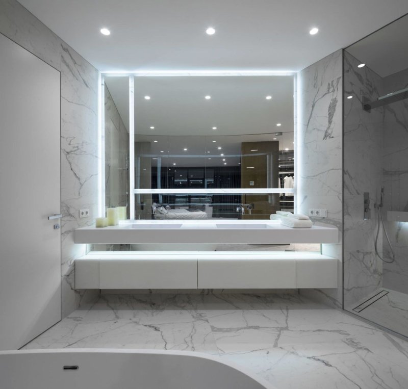 Bathroom in a modern style