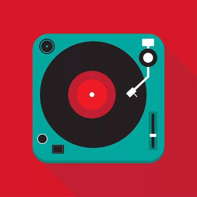 Vinyl player icon