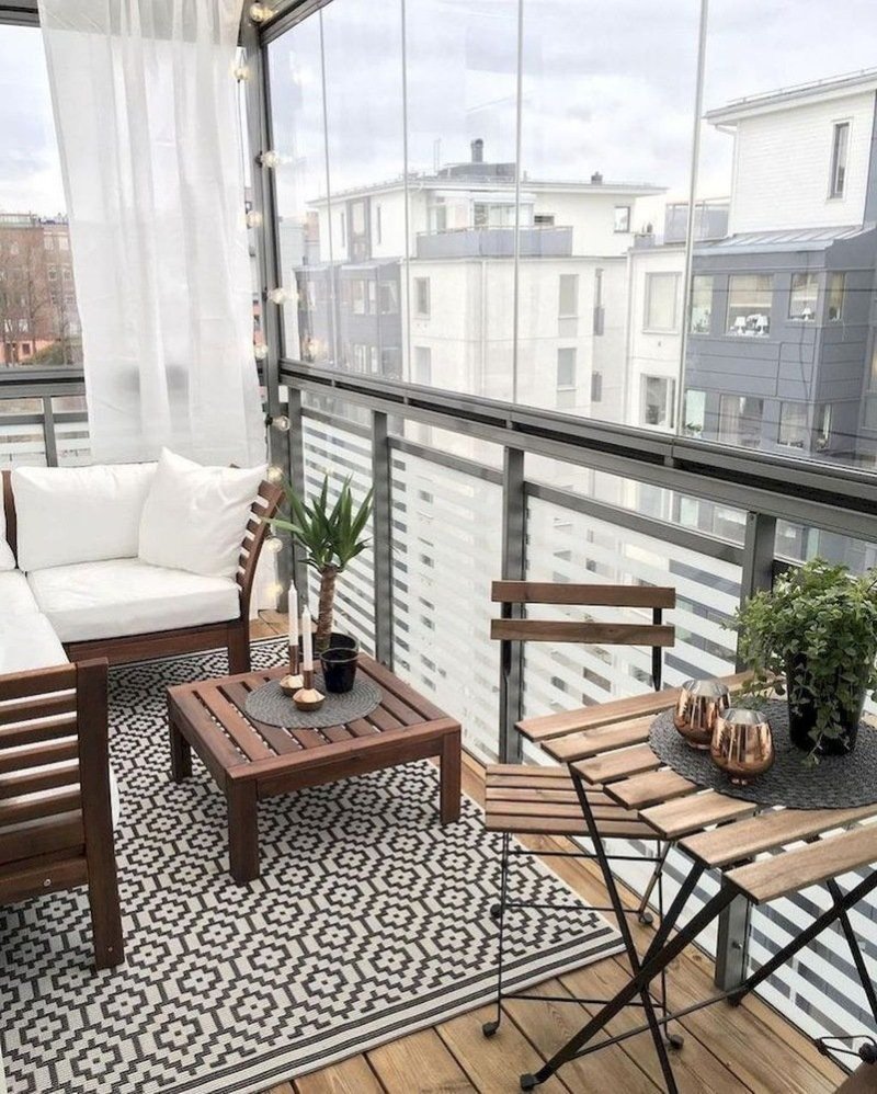 Scandinavian balcony