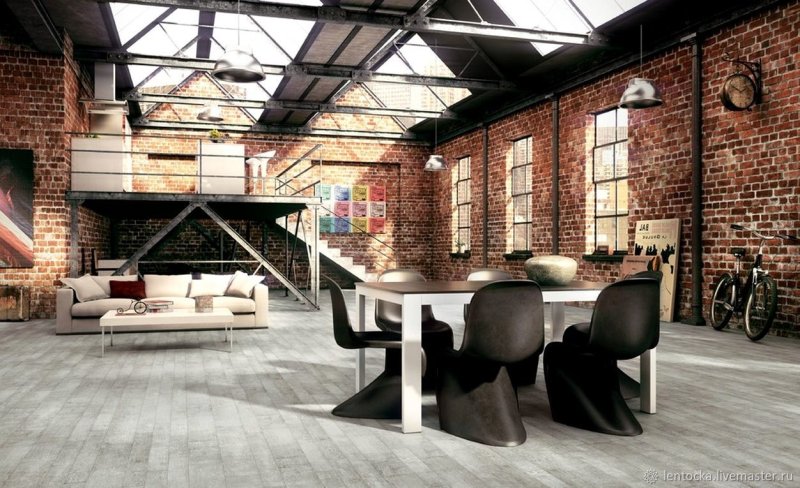 Loft style in the interior