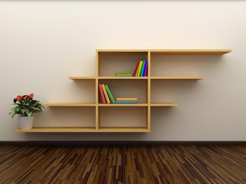 Wall shelves