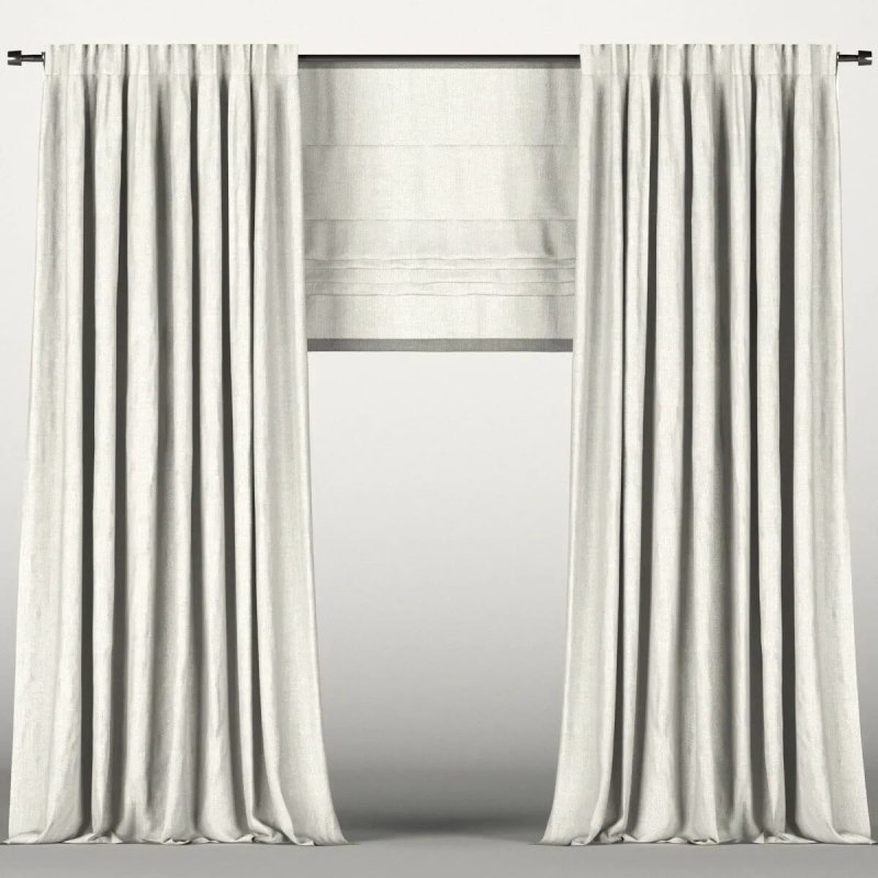 Gray curtain