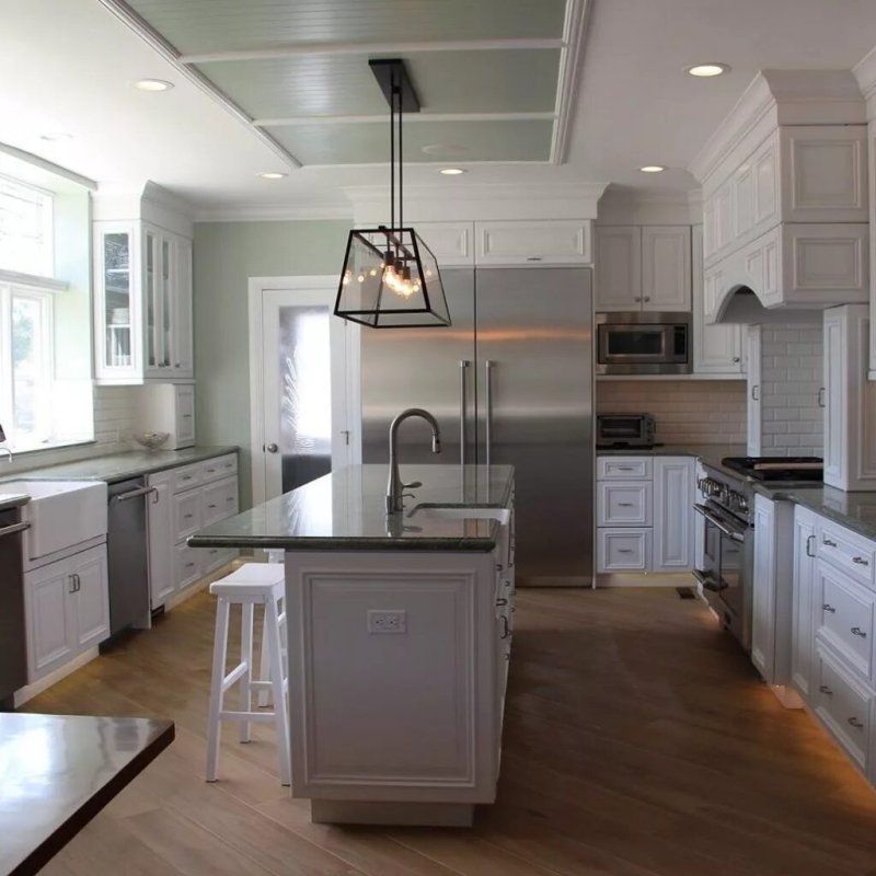 Light gray kitchen