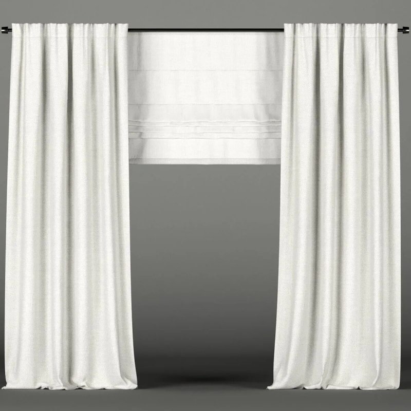 White curtain