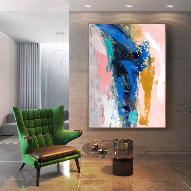 Abstract painting for the interior