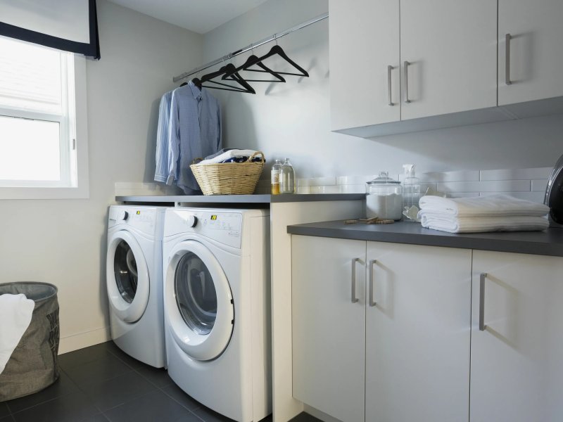 Laundry in the apartment design