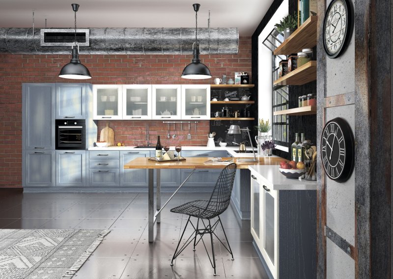 Loft style kitchens