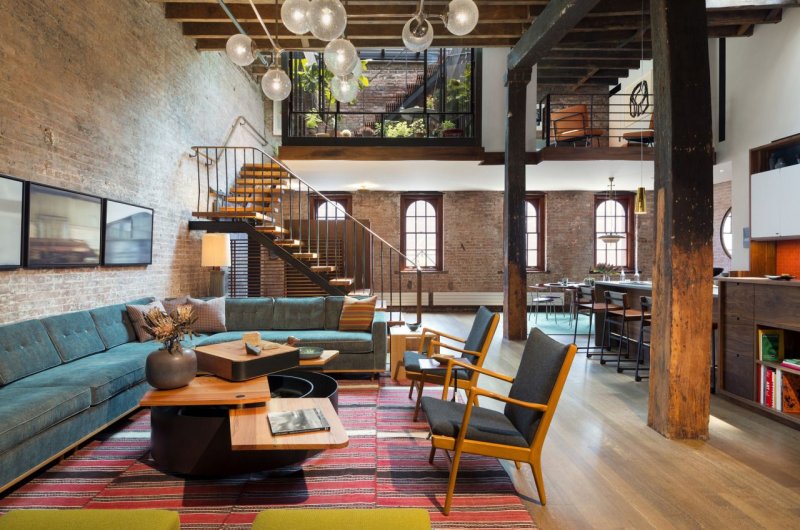 Loft style in the interior