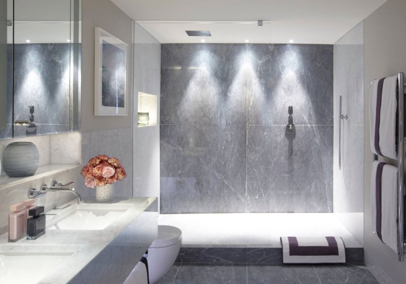 Shower interior