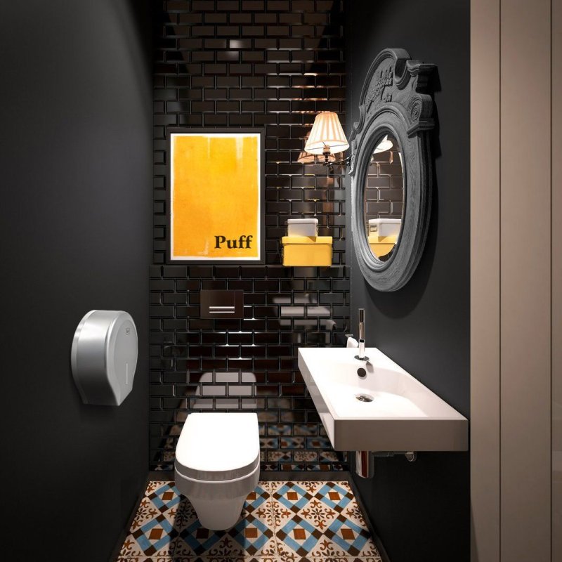 Toilet in modern style