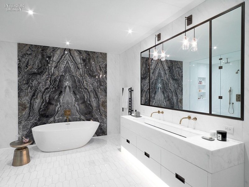 Bathroom for marble design