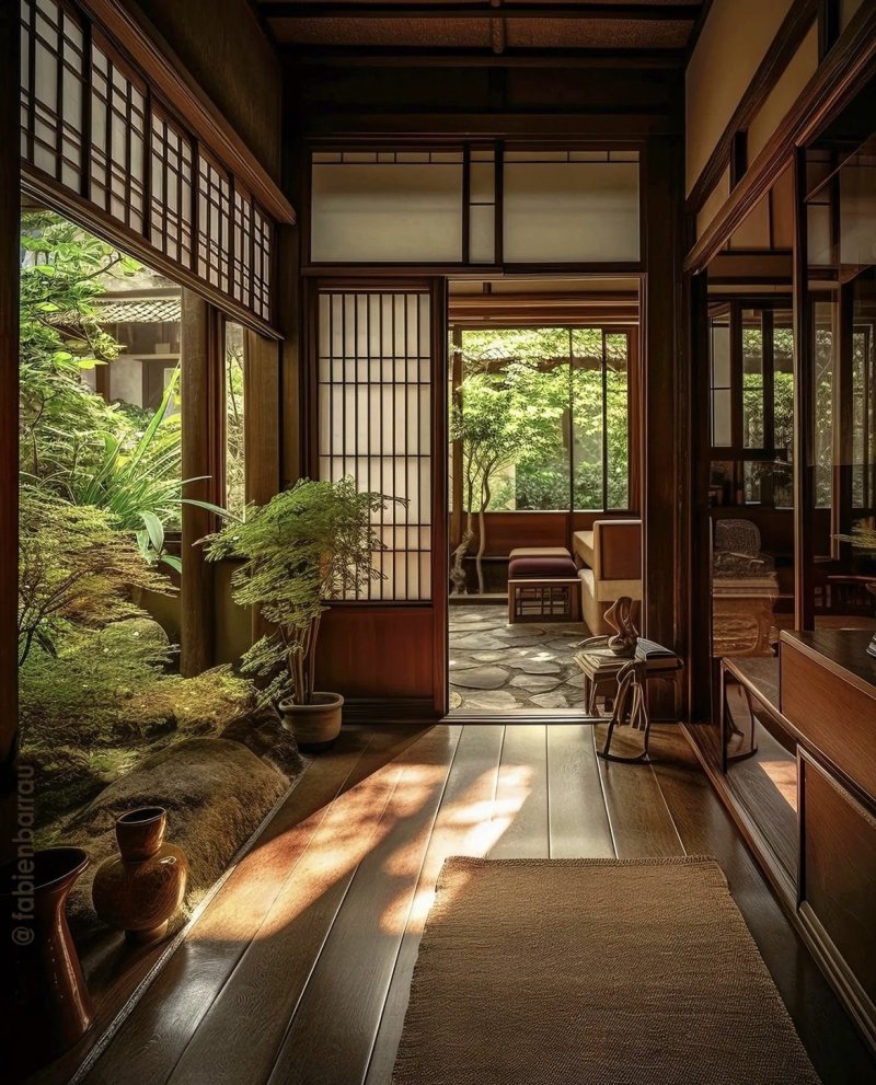 The interior of the Japanese house