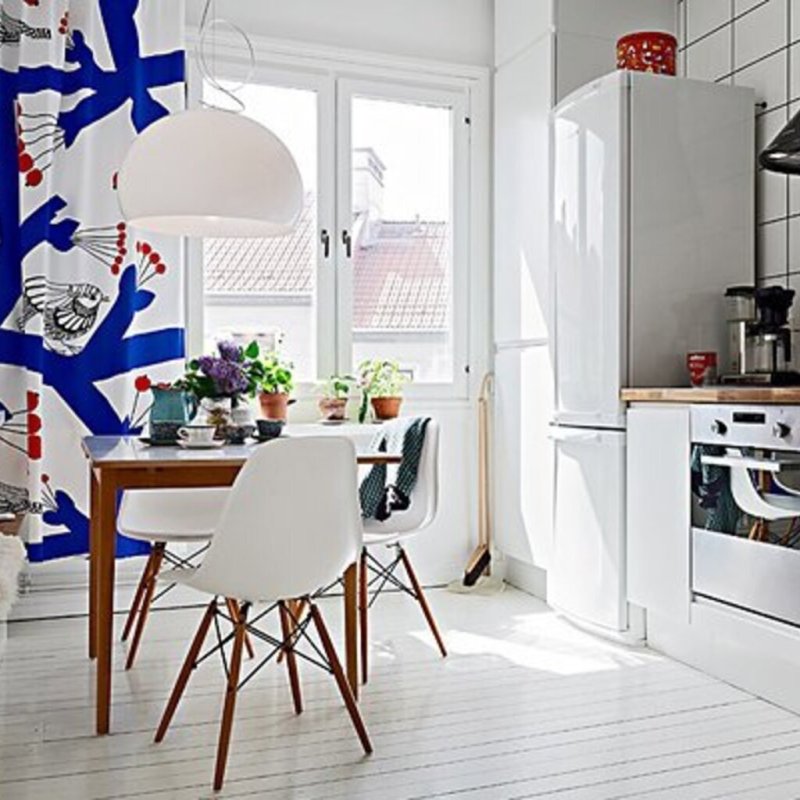 Scandinavian style in the interior of the kitchen