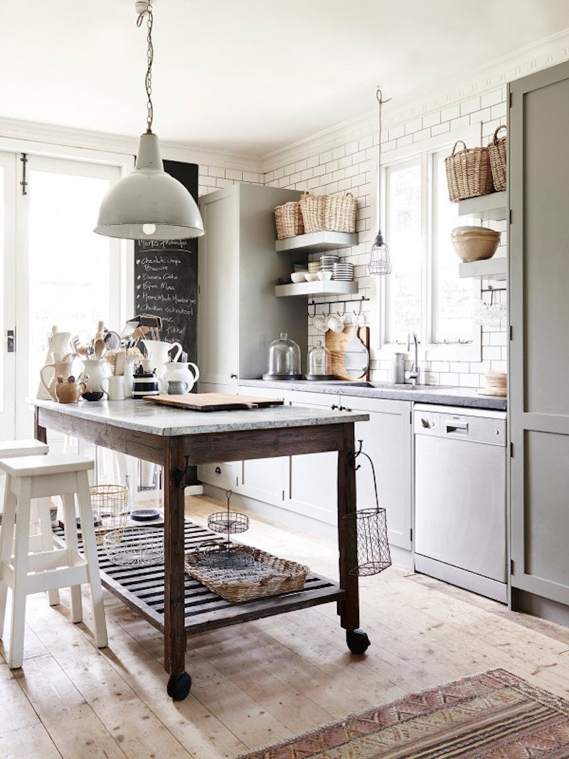 Scandinavian style in the interior of the kitchen