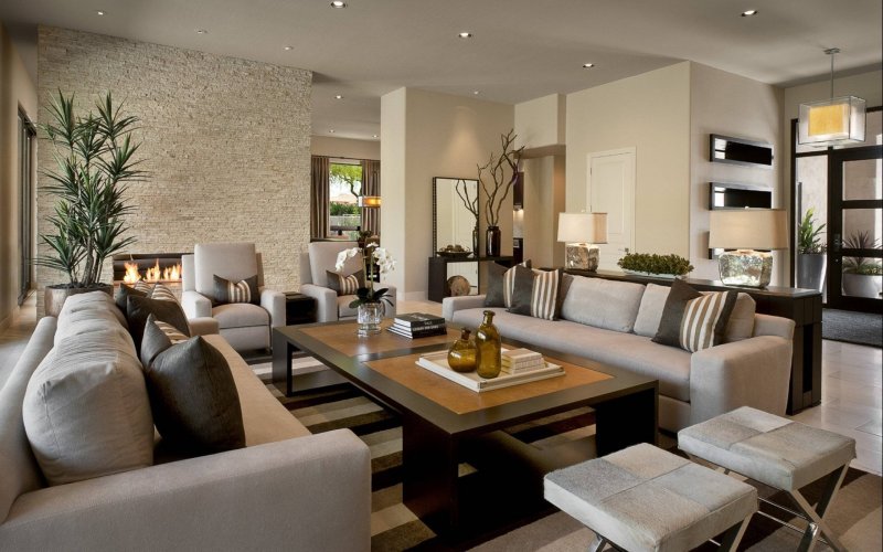 Living room interior in a modern style