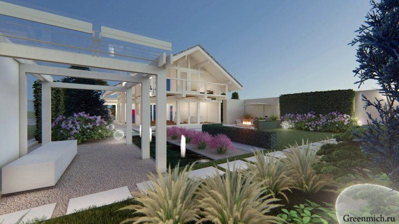 Modern landscape design