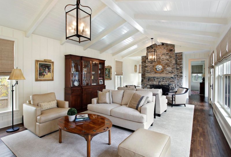 Living room in a country house